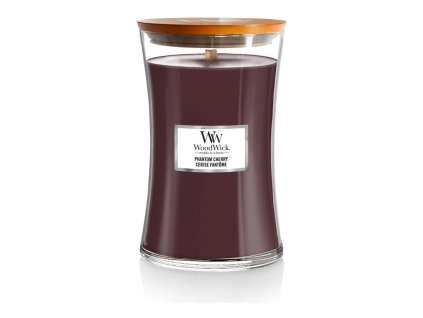 WoodWick Svíčka Phantom Cherry váza velká, 609,5 g