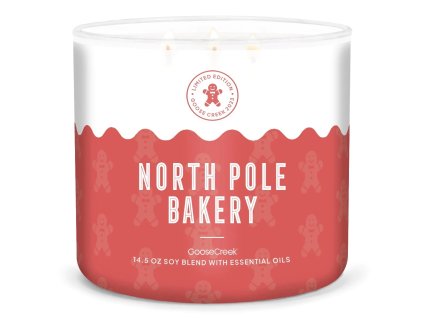 north pole bakery 3 docht kerze 411g