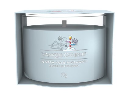 Yankee Candle Votivní svíčka ve skle North Pole Hideaway, 37g