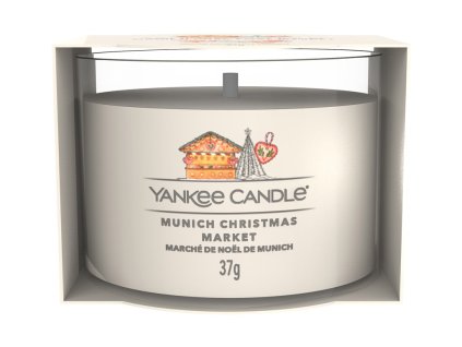 Yankee Candle Votivní svíčka ve skle Munich Christmas Market, 37g