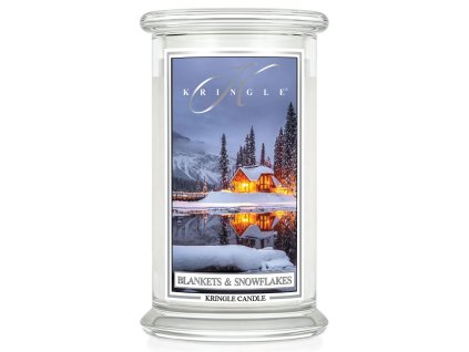 kringle candle blankets and snowflakes large