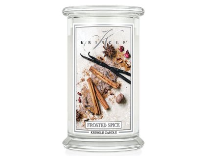 kringle candle frosted spice large