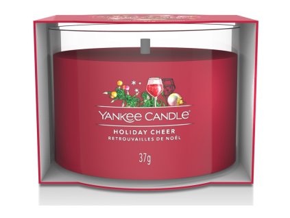 Yankee Candle Votivní svíčka ve skle Holiday Cheer, 37g