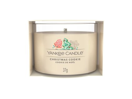 Yankee Candle Votivní svíčka ve skle Christmas Cookie, 37g