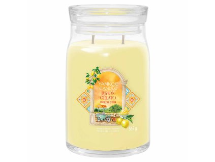 yankee candle 2642885e lemon gelato signature large jar candle 1