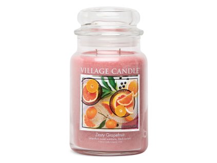 Village Candle Vonná svíčka Zesty Grapefruit, 602 g