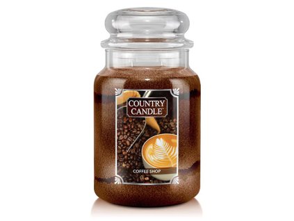 Country Candle Vonná Svíčka Coffee Shop, 652 g