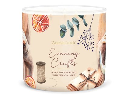 evening crafts 3 docht kerze 411g