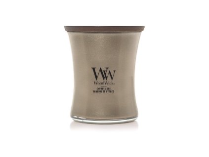 WoodWick Precious Metals Svíčka střední Cypress Ore, 275 g