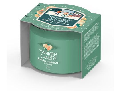 Yankee Candle Votivní svíčka ve skle Holiday Winterfest, 37g