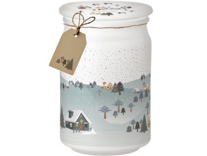 Emocio Vonná svíčka ve skle Winter Wonderland, 93×142 mm