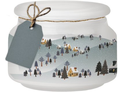 Emocio Vonná svíčka ve skle Winter Wonderland, 100x79 mm