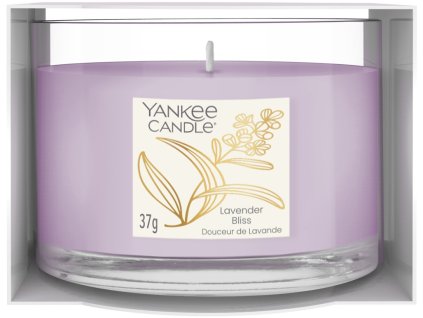 Yankee Candle Votivní svíčka ve skle Lavender Bliss, 37g
