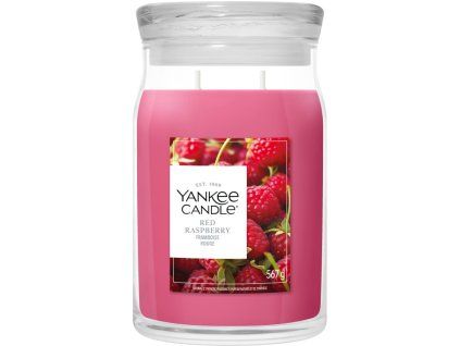 Yankee Candle Signature svíčka velká Red Raspberry, 567g