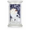 Kringle Candle svíčka Cashmere & Cocoa (sójový vosk), 623 g