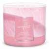 vanilla rose petals comfort 3 docht kerze 411g