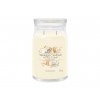 Yankee Candle Signature svíčka velká Soft Wool & Amber, 567g