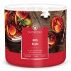 red rum 3 docht kerze 411g