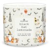 black bat lemonade halloween collection 3 docht kerze 411g 1