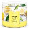 lemon leaves 3 docht kerze 411g