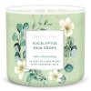 Odor Eliminating Eucalyptus Rain Drops Large 3 Wick Candle