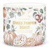 spiked pumpkin donut 3 docht kerze 411g