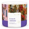 french autumn 3 docht kerze 411g