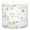 farmhouse pumpkin 3 docht kerze 411g