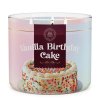 vanilla birthday cake 3 docht kerze 411g 1