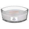 WoodWick Svíčka loď Warm Wool, 453 g SLEVA - 2 jakost