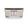 WoodWick Svíčka loď Warm Wool, 453 g SLEVA - 2 jakost