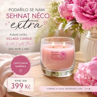 ✨ OBČAS SE PODAŘÍ MALÝ SVÍČKOVÝ ZÁZRAK… ✨ Výjimečně se nám podařilo získat něco opravdu extra – svíčky Village Candle Wild...