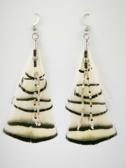 Peříčkové náušnice TINNY