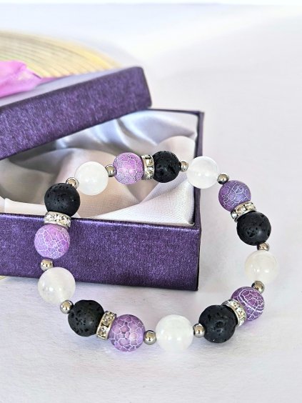 Náramek z minerálů FLORENCE