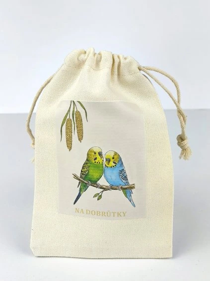 Plátěný pytlíček ANDULKÁM NA DOBRŮTKY