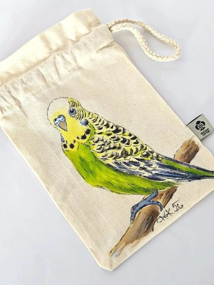 Plátěný pytlík ZELENÁ ANDULKA