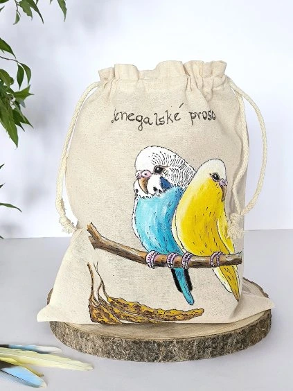 Plátěný pytlík SENEGALSKÉ PROSO