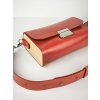 Kožená kabelka CLAIRE red
