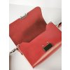 Kožená kabelka CLAIRE red