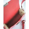 Kožená kabelka CLAIRE red