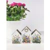 Sada dřevěných domečků ZAHRADNÍ KVÍTÍ