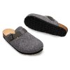 šedé vlněné pantofle58