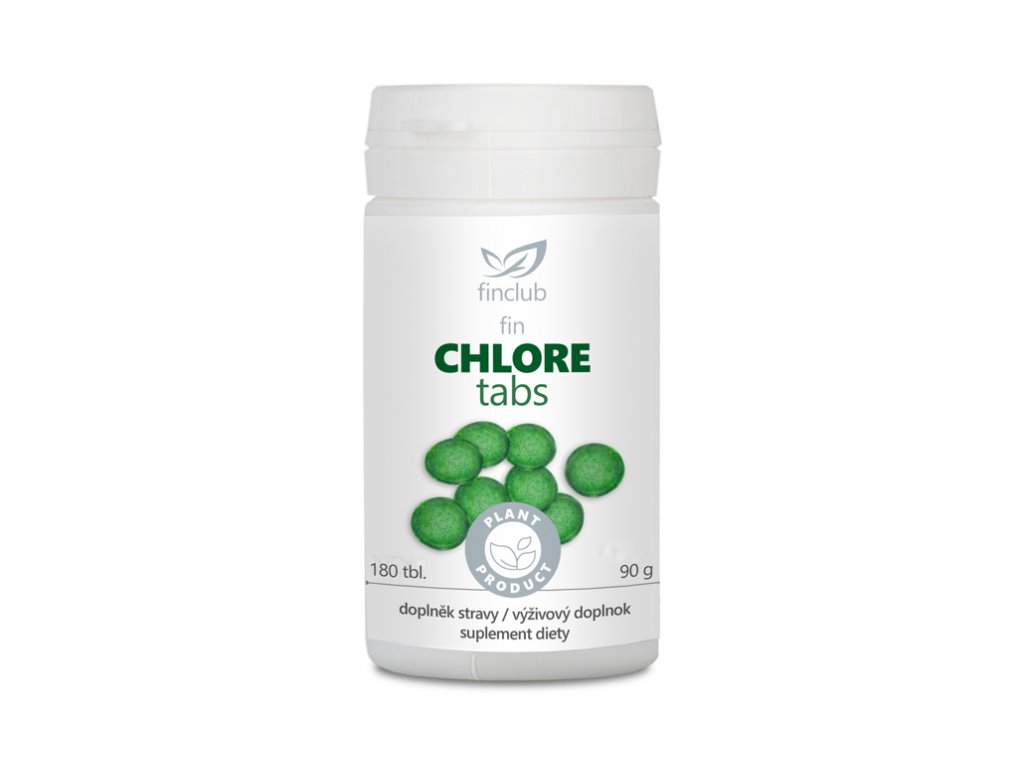 Finclub Chloretabs (180 tbl) – Obsahuje sladkovodnú riasu chlorella pyrenoidosa