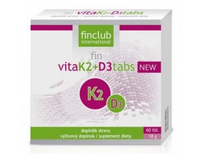 Finclub fin VitaK2+D3tabs 60 tabliet