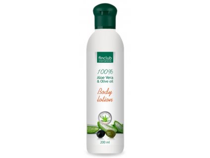 Finclub Telové mlieko Aloe Vera a Olivový olej 200 ml