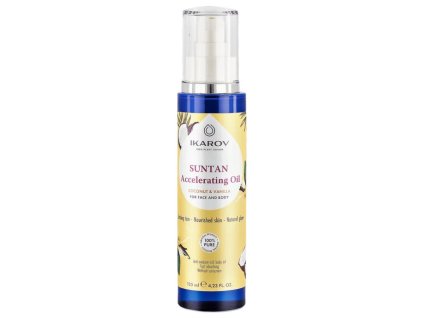 Olej pre intenzívne opálenie Kokos a vanilka Ikarov 125 ml