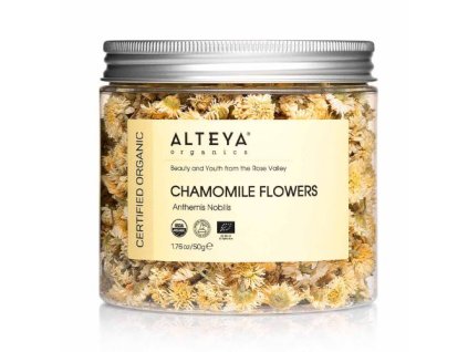Prírodné vysušené kvietky Harmanček Alteya Organics 20 g USDA ORGANIC