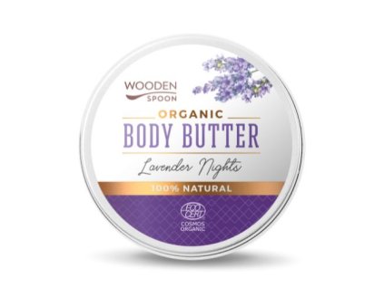Telové maslo Levanduľové noci Wooden Spoon 15ml Soil association organic