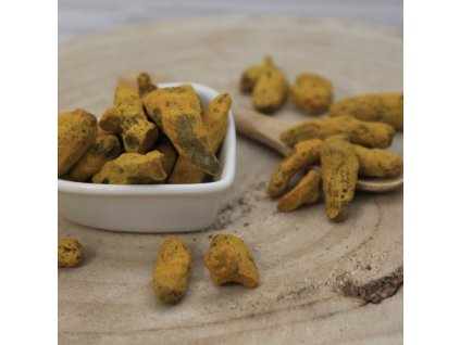 Kurkuma pravá - koreň celý - Curcuma longa - Radix curcumae 1000 g