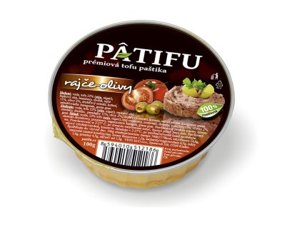 Patifu PARADAJKY a OLIVY paštéta 100g